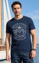 Футболка мужская P611-06-928, т.синий