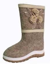 Валенки Кукморские с войлочной отделкой на формованной подошве