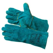 Краги Gward Optima из спилка зеленого цвета