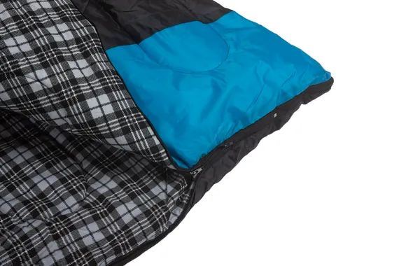 Спальный мешок INDI Vermont Plus R-zip от -15 °C (одеяло с подголовником, фланель, 195+35X85 см) купить за 5350 ₽ в магазине «Аматис»