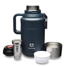 Термос Арктика 206-3000 с широким горлом и ситечком 3000 мл, индиго