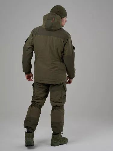 Костюм мужской зимний Бизон до -15ºС тк. норвегия, хаки купить за 11000 ₽ в магазине «Аматис»