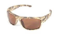 Очки поляризационные плавающие СЛЕДОПЫТ Dark camo в футляре, линзы brown