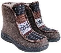 Бабуши арт. 11013 вязанка, бежевый