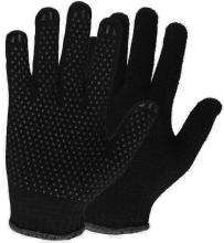 Перчатки  полушерстяные  с ПВХ напылением.