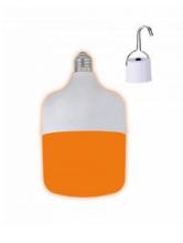 Лампа светодиодная аккумуляторная от насекомых противомоскитная 2 уровня яркости Т80 18Вт 1500К Фарл