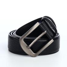 Ремень мужской арт. 10767253, ширина 3.7 см, винт, пряжка металл, чёрный