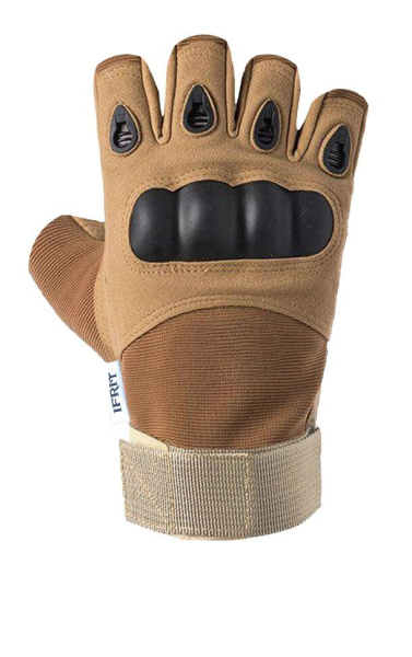 Перчатки тактические ИФРИТ КРАТОС, бежевый/черный купить за 675 ₽ в магазине «Аматис»