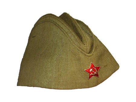 Пилотка со звездой армейская