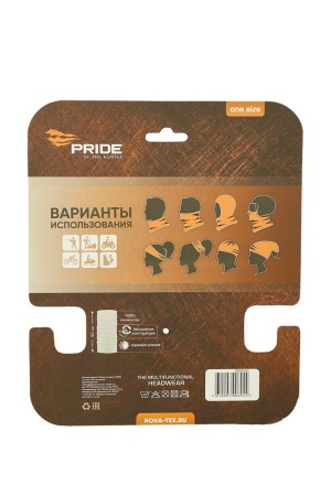 Шарф-бандана "Wild" PRIDE PRSB-KH хаки купить за 380 ₽ в магазине «Аматис»
