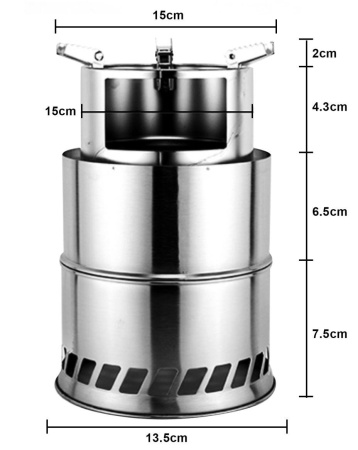 Печь складная твердотопливная №252 купить за 1360 ₽ в магазине «Аматис»