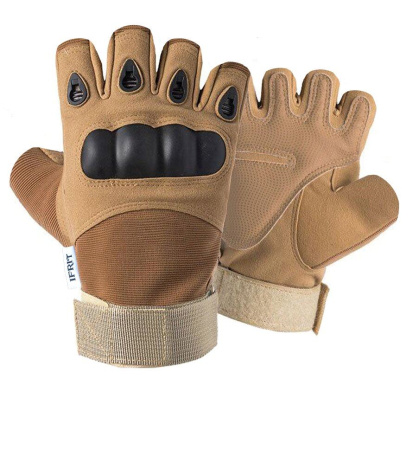 Перчатки тактические ИФРИТ КРАТОС, бежевый/черный купить за 675 ₽ в магазине «Аматис»