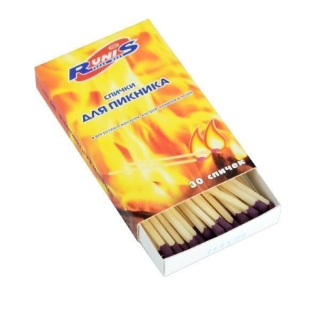 Спички RUNIS для пикника, 20шт/100