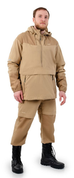 Костюм мужской летний противоэнцефалитный ЭЛИТ БАРЬЕР ORION Active (куртка+брюки), светло бежевый купить за 11240 ₽ в магазине «Аматис»