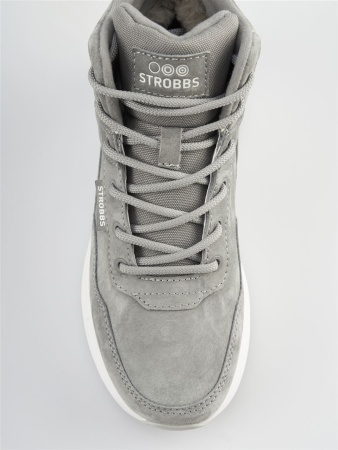 Кроссовки STROBBS F8425-1 зимние, серый купить за 3900 ₽ в магазине «Аматис»