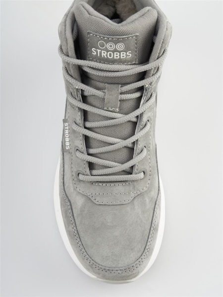 Кроссовки STROBBS F8425-1 зимние, серый купить за 3900 ₽ в магазине «Аматис»
