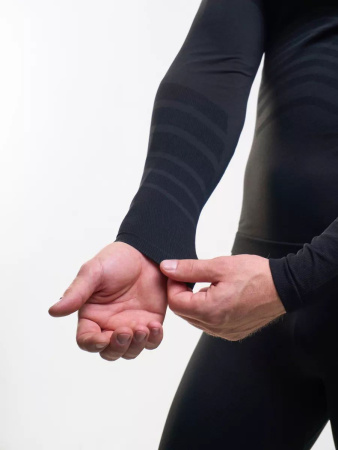 Термобелье мужское SAIMAA_X-LINE SPORT, черный с серым/черный купить за 2000 ₽ в магазине «Аматис»