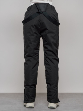 Полукомбинезон горнолыжный женский  арт. 1332 черный купить за 3660 ₽ в магазине «Аматис»