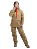 Костюм женский летний противоэнцефалитный ЭЛИТ БАРЬЕР NEW PAYER (куртка+брюки), светло бежевый