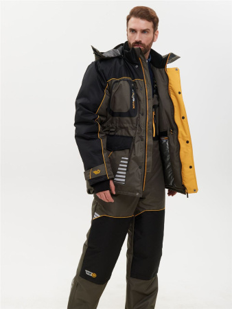 Костюм мужской зимний Полюс LUX V-2 тк. Cell, хаки купить за 19250 ₽ в магазине «Аматис»