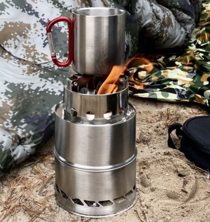 Печь складная твердотопливная №252 купить за 1360 ₽ в магазине «Аматис»