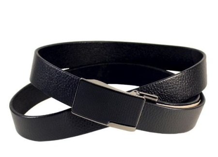 Ремень Belt Premium 35 мм, черный, зажим