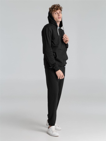 Толстовка на молнии с капюшоном Unit Siverga, черная купить за 2410 ₽ в магазине «Аматис»