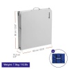 Стол NISUS трехсекционный, 180х60х70 см N-FT-625-3A купить за 10100 ₽ в магазине «Аматис»