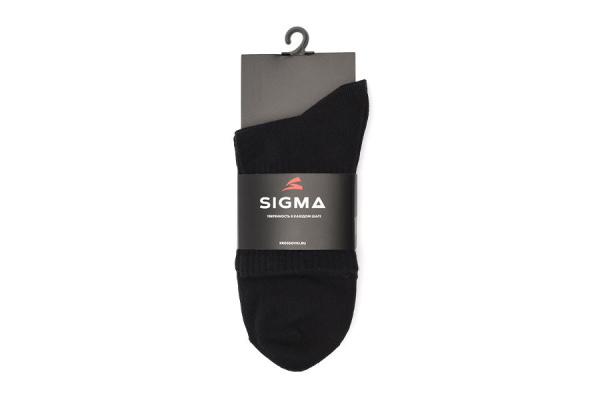 Носки мужские SIGMA Y3025GG, черный купить за 340 ₽ в магазине «Аматис»