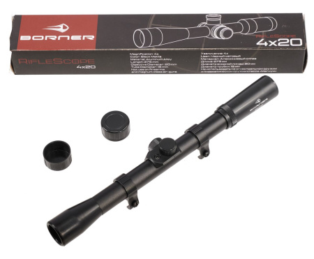 Прицел оптический Borner 4x20 купить за 1180 ₽ в магазине «Аматис»