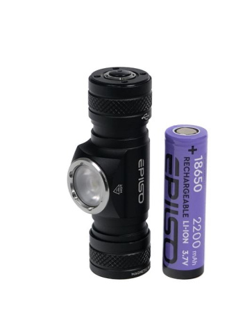 Фонарь налобный EPILSO EPF-205 Luminus SST40 10W, 3.7V 2.2Ah, 5 (USB) купить за 4190 ₽ в магазине «Аматис»