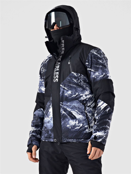 Куртка горнолыжная мужская Evil Wolf 68611, черный купить за 5900 ₽ в магазине «Аматис»