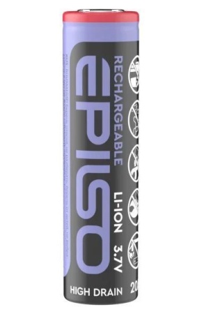 Аккумулятор EPILSO 18650 2800mAh IMR без защиты, высокотоковый