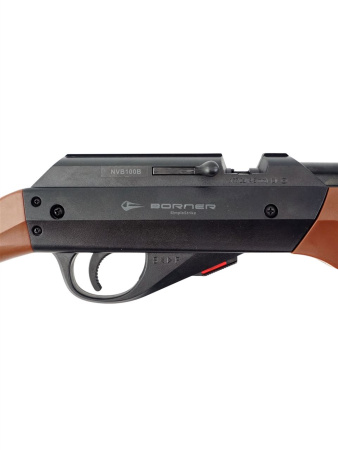 Винтовка пневматическая Borner Simple Strike Pump, Brown (пластик, ★3 Дж) 4,5 мм купить за 6380 ₽ в магазине «Аматис»