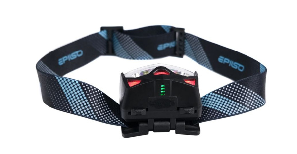 Фонарь налобный EPILSO EPF-120 CREE XTE 5W x2, 1x1200mAh, 5В (USB) + работа от ААА купить за 2090 ₽ в магазине «Аматис»