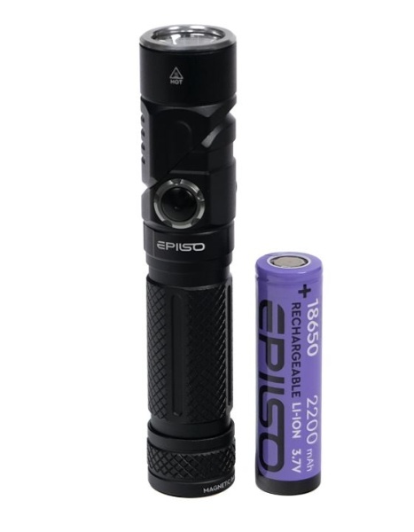 Фонарь EPILSO EPF-220 Luminus SST40 10W, 3.7V 2.2Ah, 5В (USB)+налобный ремень купить за 3990 ₽ в магазине «Аматис»