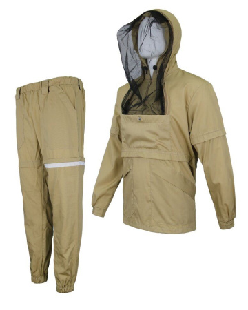 Костюм противоэнцефалитный антимоскитный Элементаль тк. Хлопок, бежевый купить за 4830 ₽ в магазине «Аматис»