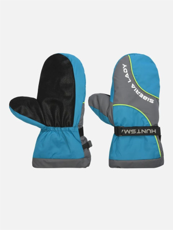 Рукавицы Siberia Lady тк.Breathable, серый/бирюзовый купить за 1810 ₽ в магазине «Аматис»