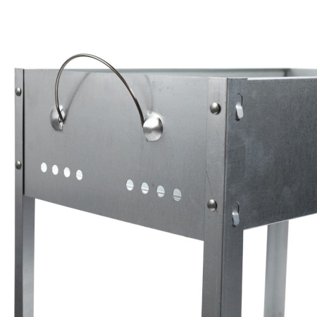 Мангал Baizheng 50*30*50 см сборный с ручками, оцинковка толщина металла 0,5 мм  купить за 1725 ₽ в магазине «Аматис»