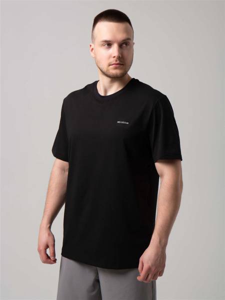 Футболка мужская STROBBS E2535-3, черный купить за 1100 ₽ в магазине «Аматис»