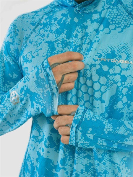 Джерси TRITONGEAR, InterLock, синий/серый купить за 2690 ₽ в магазине «Аматис»