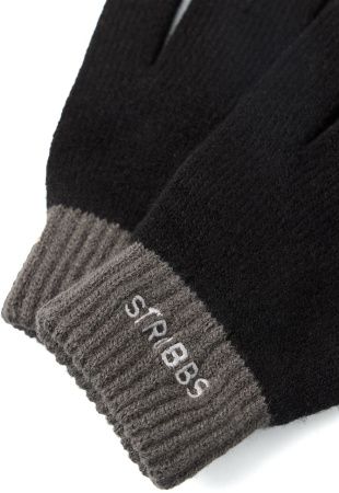 Перчатки зимние STROBBS, арт. V002-3, черный купить за 795 ₽ в магазине «Аматис»