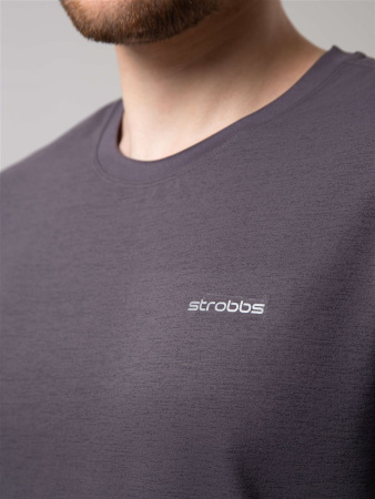 Футболка мужская STROBBS E2535-1, серый купить за 1090 ₽ в магазине «Аматис»