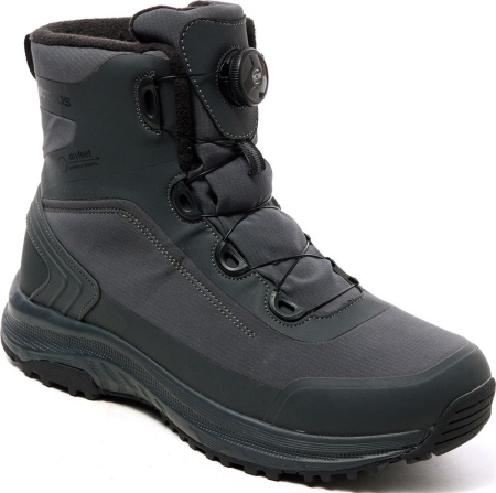 Ботинки мужские STROBBS C9407-1 зимние, серый