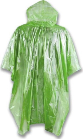 Пончо-дождевик детский полиэтиленовый, с капюшоном, WILDMAN