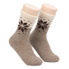 Носки из 100% монгольской шерсти Снежинка