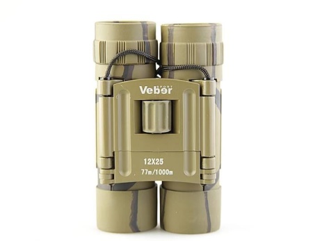 Бинокль Veber Sport БН 12x25 камуфлированный купить за 2630 ₽ в магазине «Аматис»