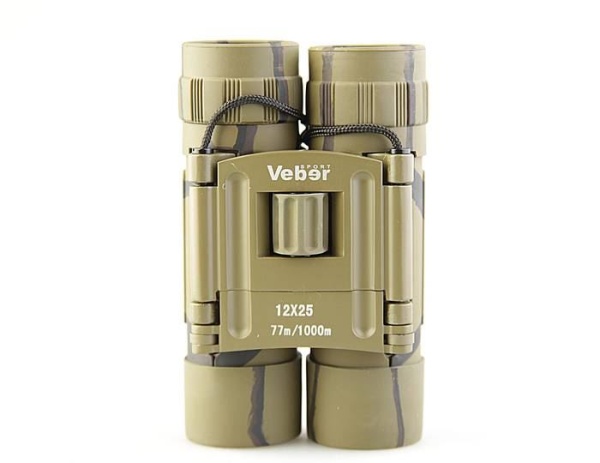 Бинокль Veber Sport БН 12x25 камуфлированный купить за 2630 ₽ в магазине «Аматис»