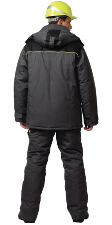 Костюм мужской зимний СИРИУС-ХОВАРД т.серый/черный (куртка+брюки) купить за 7310 ₽ в магазине «Аматис»