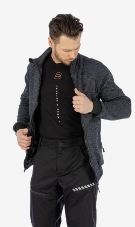 Толстовка мужская флисовая БРОДЕКС KS 241 cation, серый купить за 4730 ₽ в магазине «Аматис»